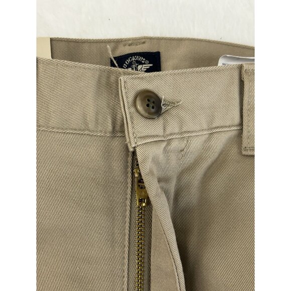 Women’s Dockers Flat Front Khaki 8 Short Tapered Legs No Wrinkle Pants NWT - Picture 10 of 16
